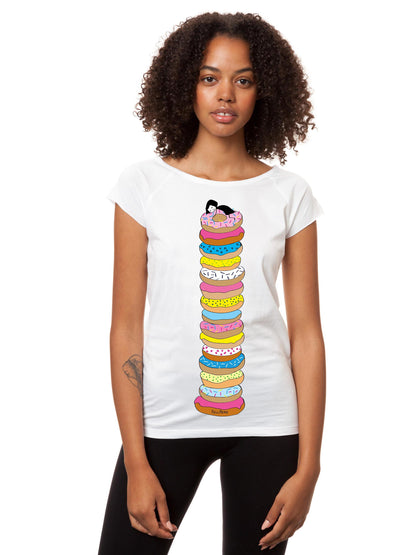 Donutsliebe Cap Sleeve white XXL
