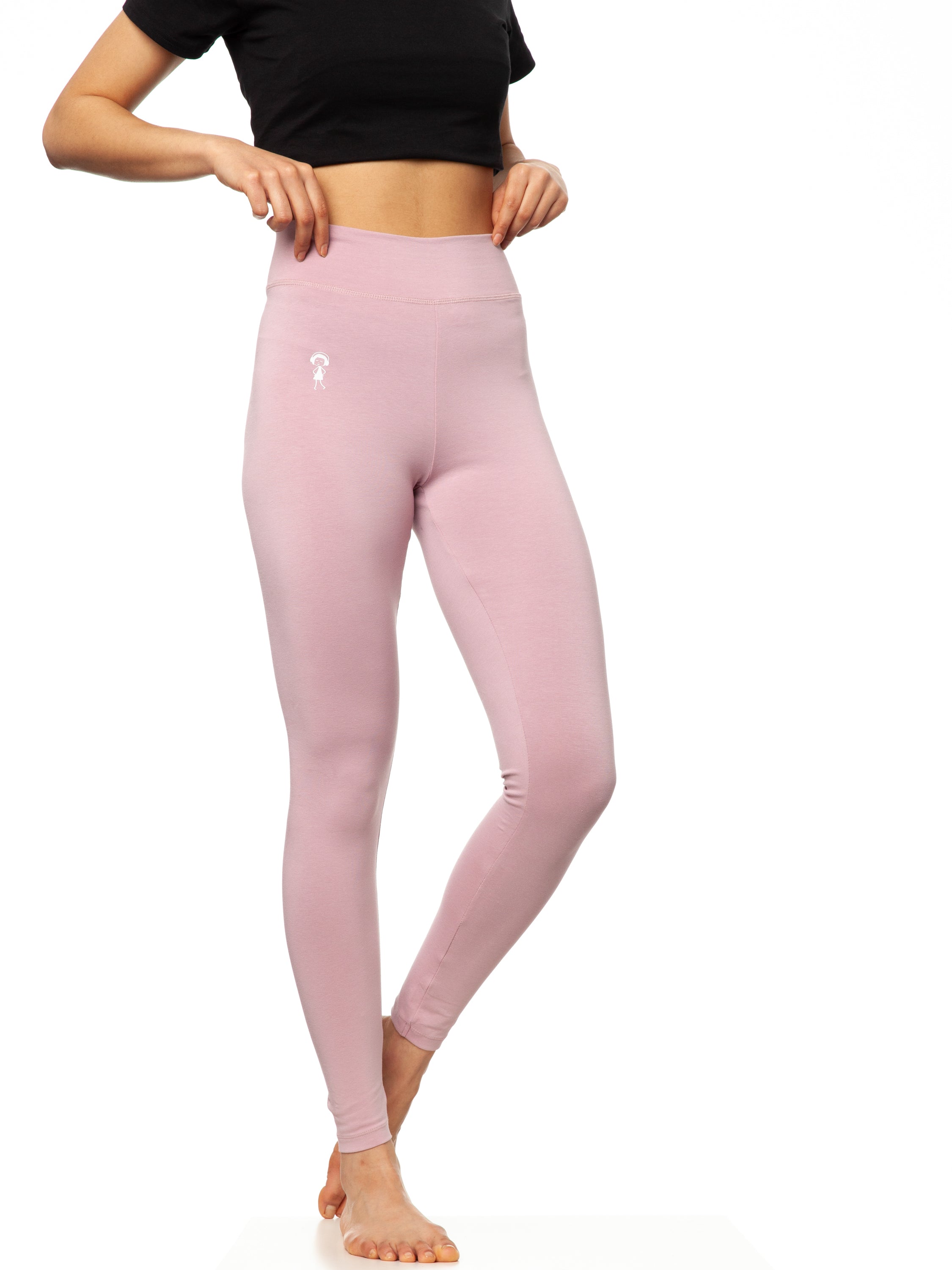 FellHerz leggings purple rose