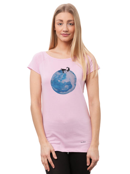 Moon Girl Cap Sleeve orchid size S