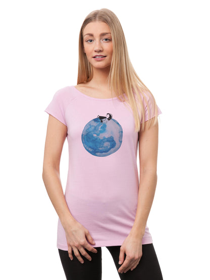 Moon Girl Cap Sleeve orchid size S