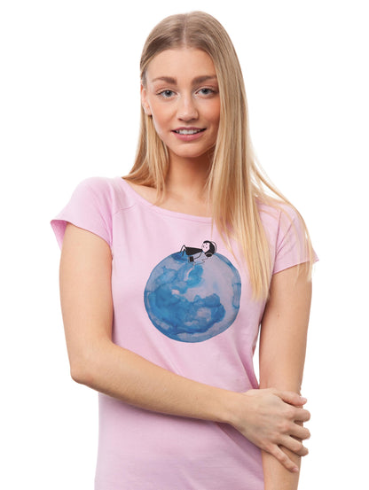 Moon Girl Cap Sleeve orchid size S