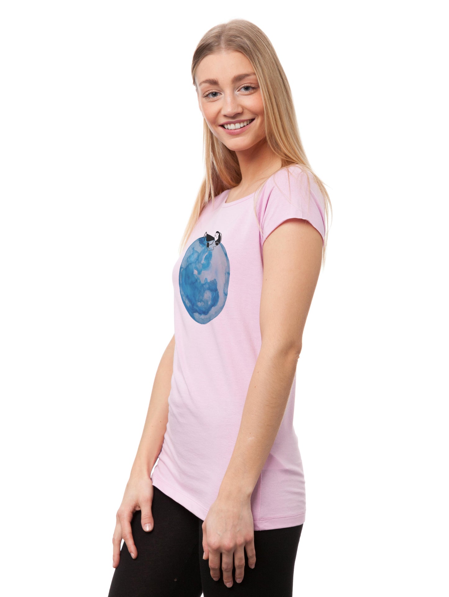 Moon Girl Cap Sleeve orchid size S