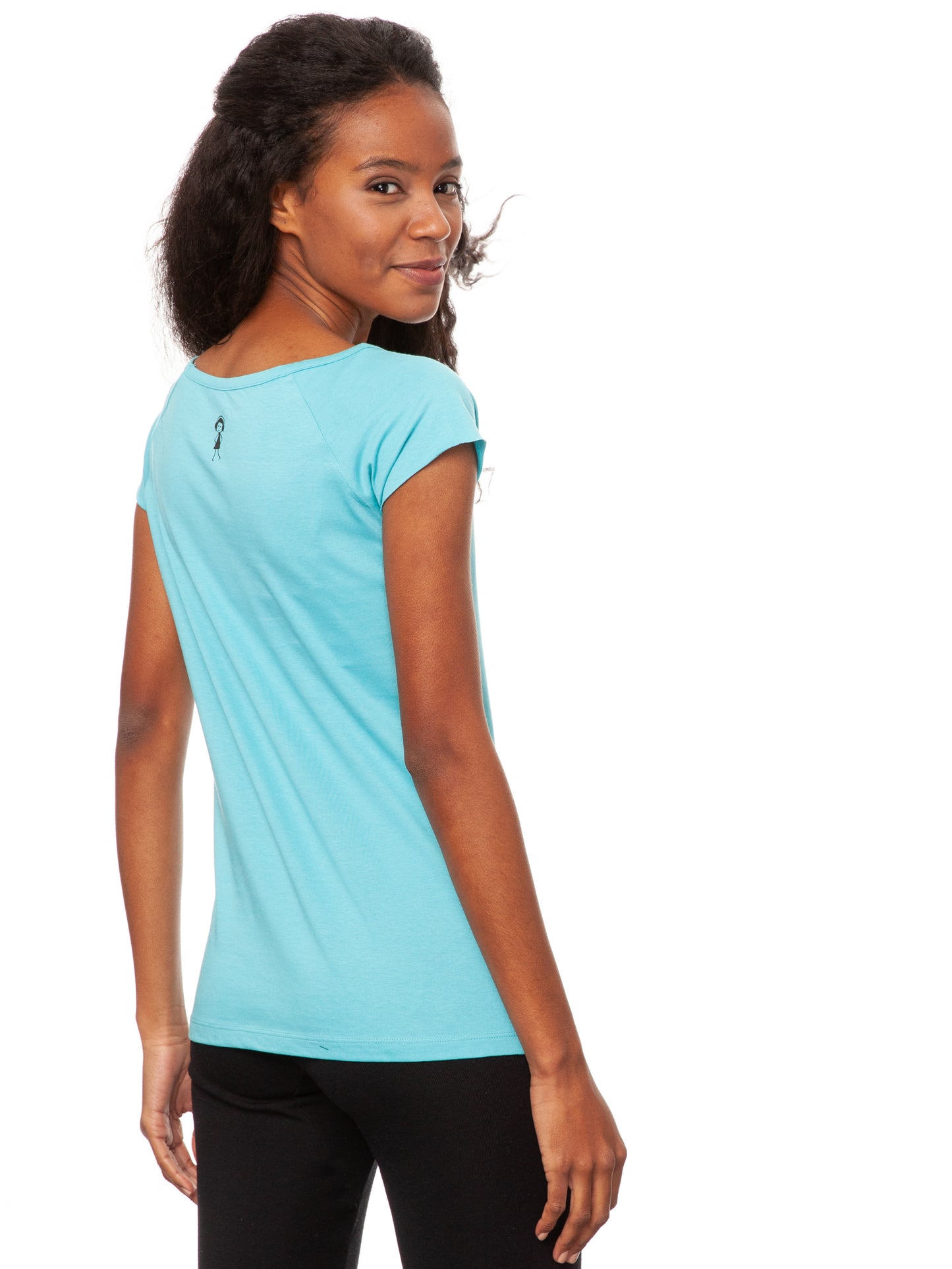 DONATION SHIRT Peace Cap Sleeve neptune 