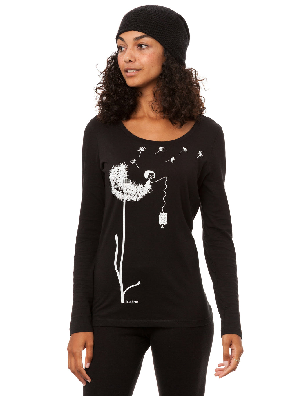 Pusteblume Longsleeve black