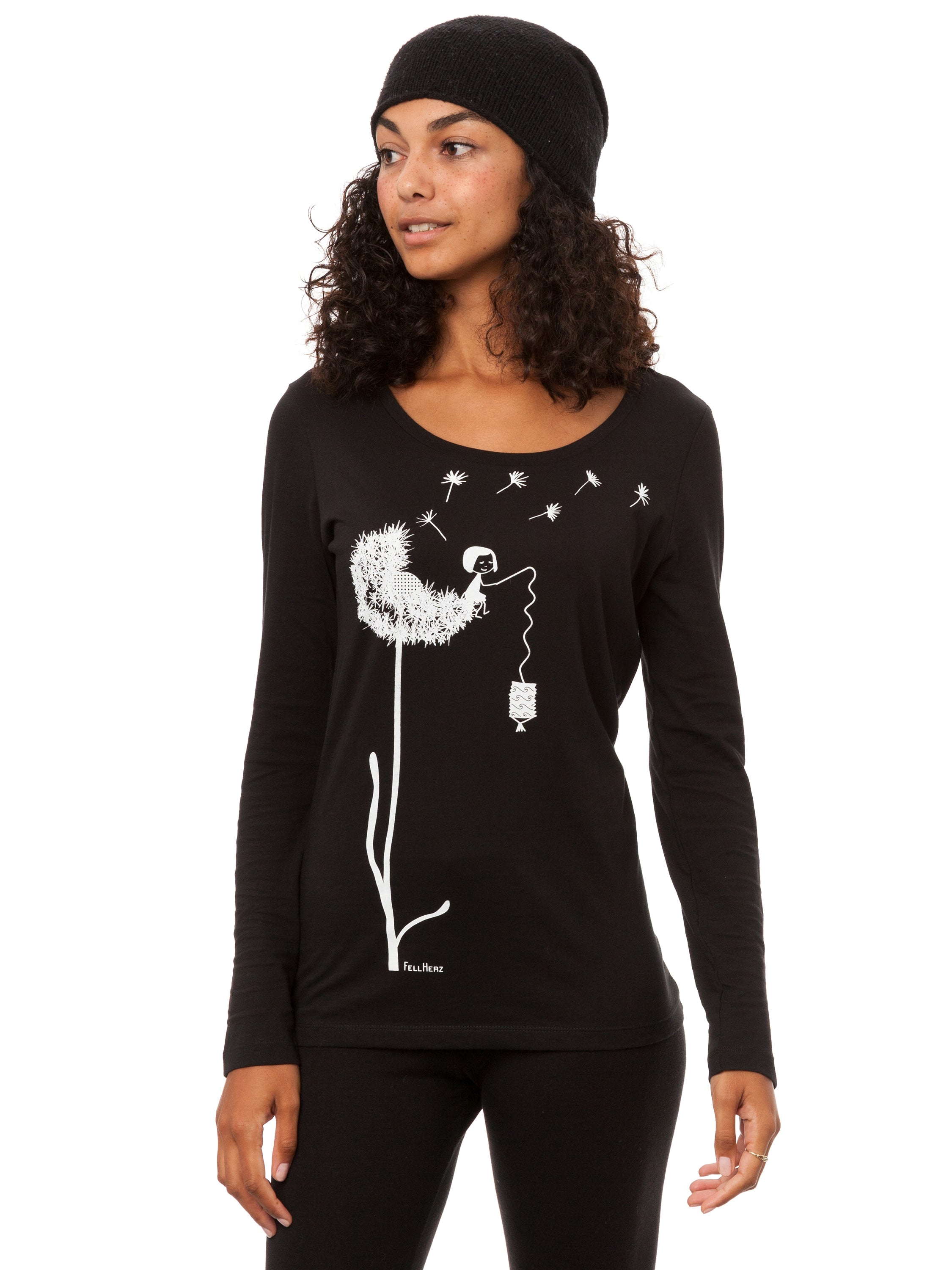Pusteblume Longsleeve black