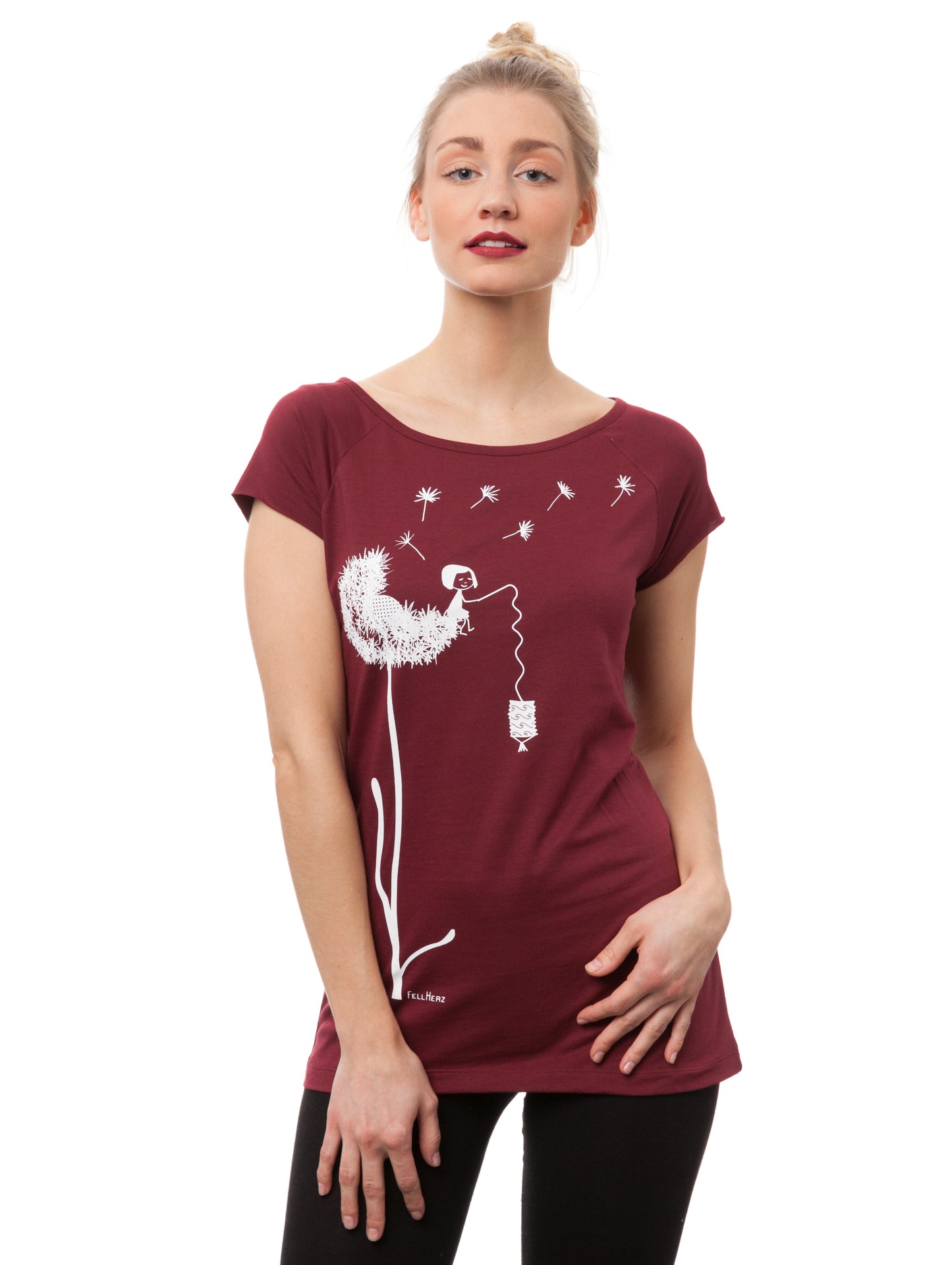 Pusteblume Cap Sleeve ruby