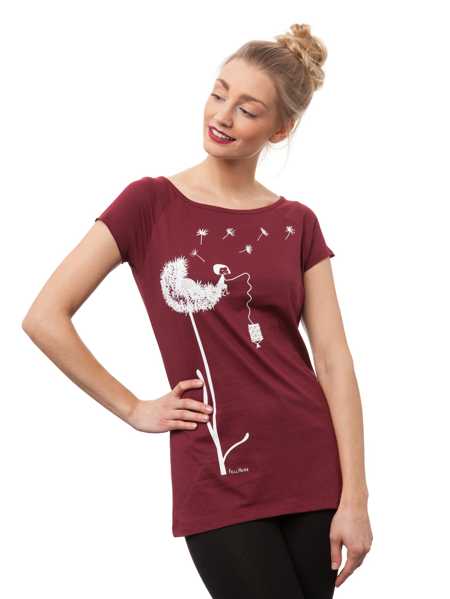 Pusteblume Cap Sleeve ruby