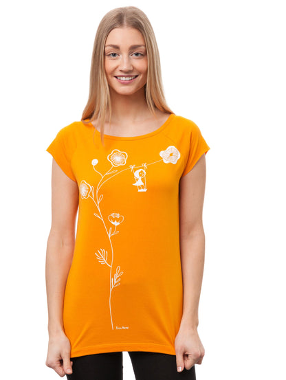 Rocking girl cap sleeve sunset size S 