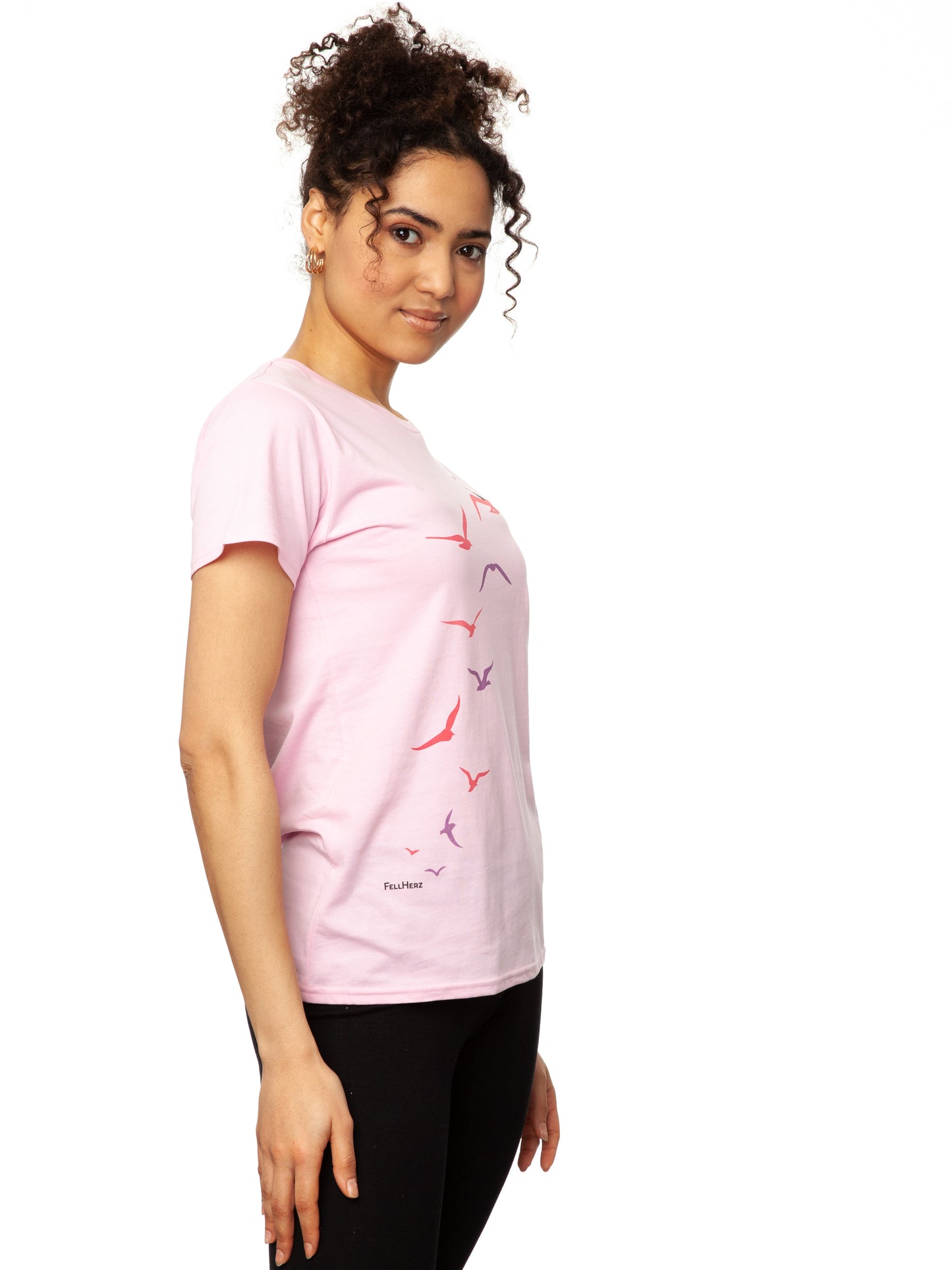 Seagull Flight T-Shirt pink