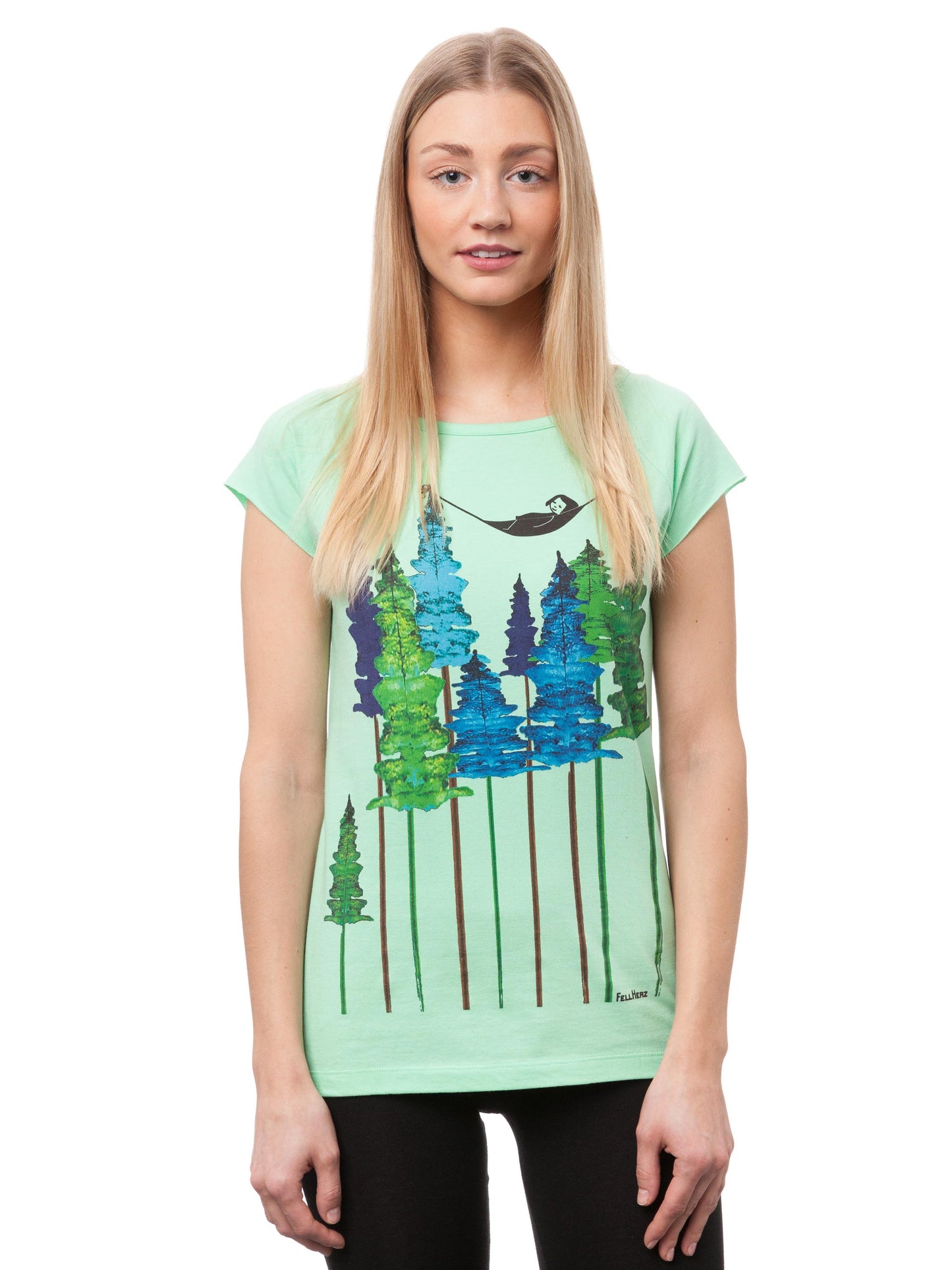 Wood Girl Cap Sleeve neo mint Größe