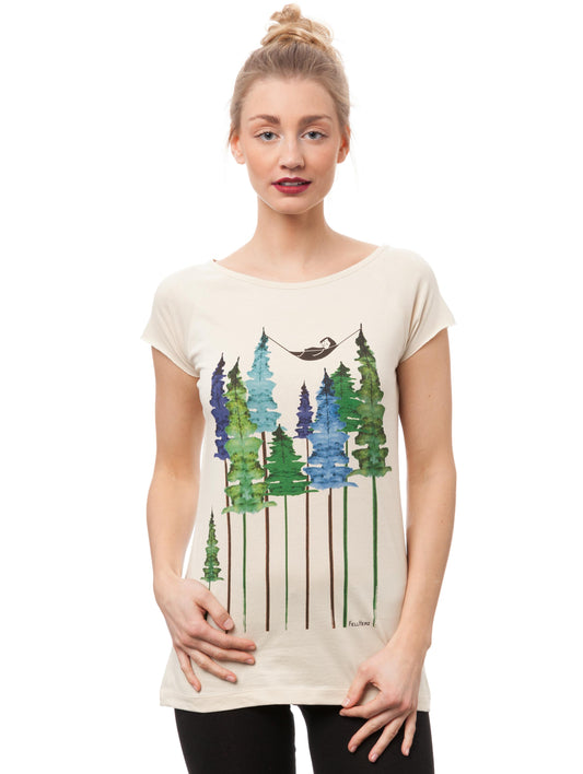 Wood Girl Cap Sleeve sand Größe