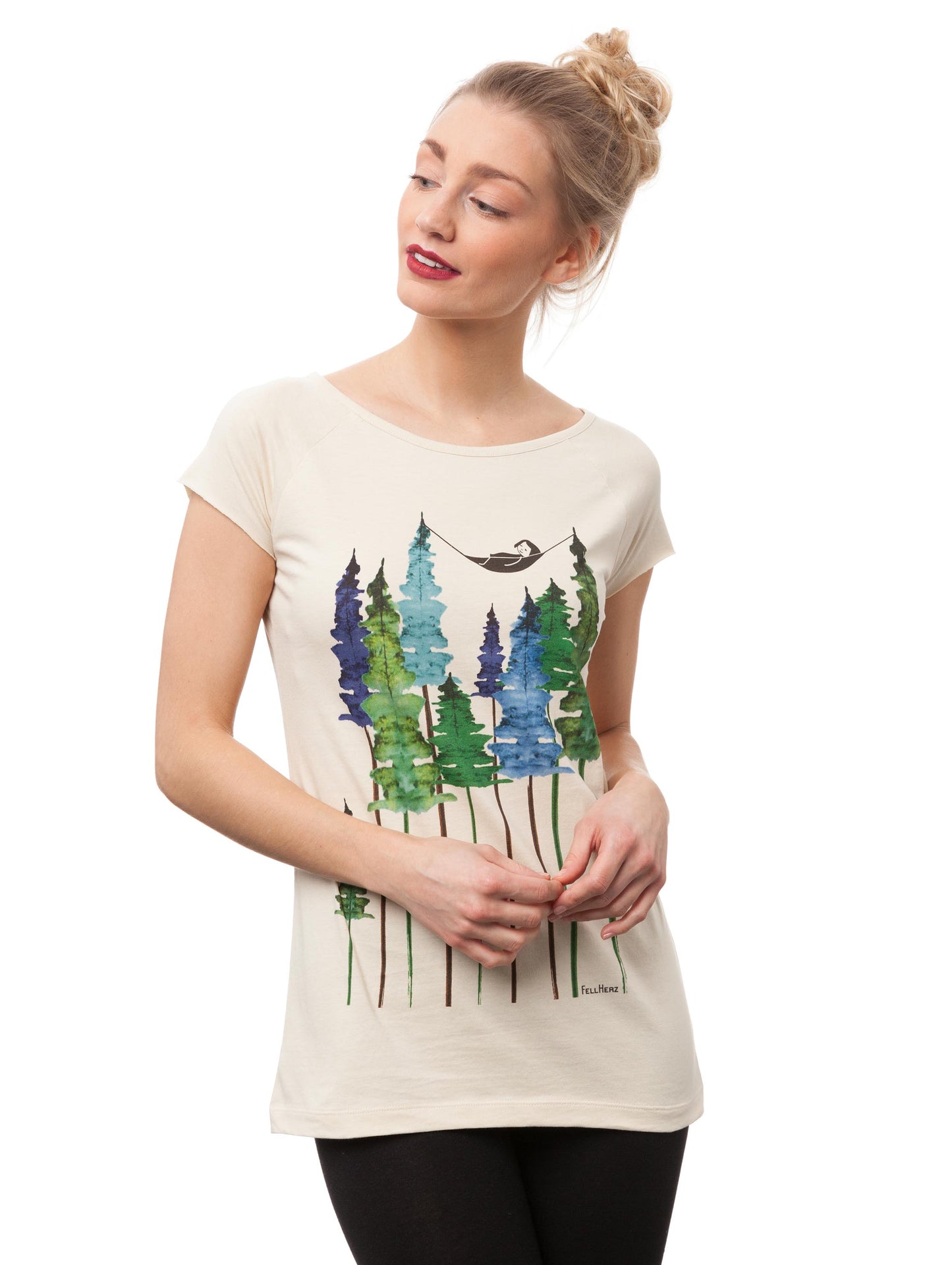 Wood Girl Cap Sleeve sand Größe