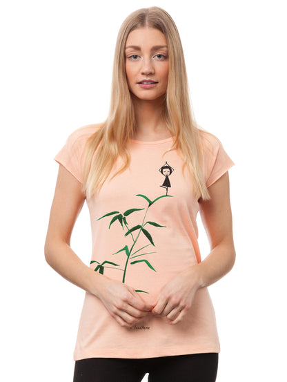 Yogamädchen Cap Sleeve apricot