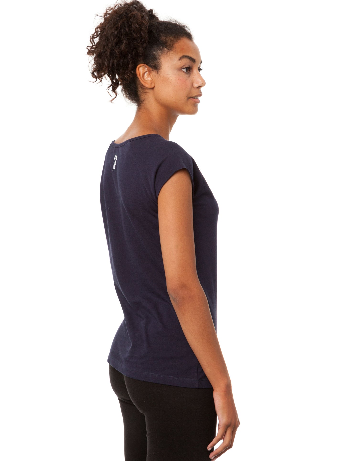 Balloons Girl Cap Sleeve dark navy