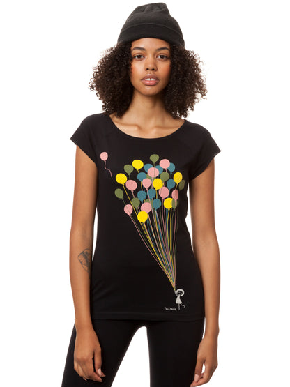 Balloons Girl Cap Sleeve black XS 