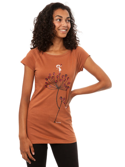 Blütenstempel Cap Sleeve cedar