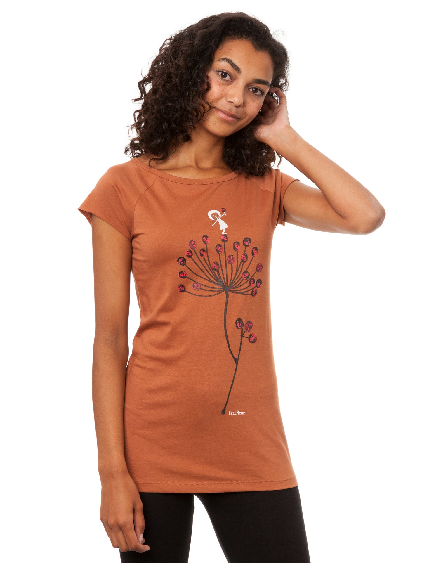 Blütenstempel Cap Sleeve cedar