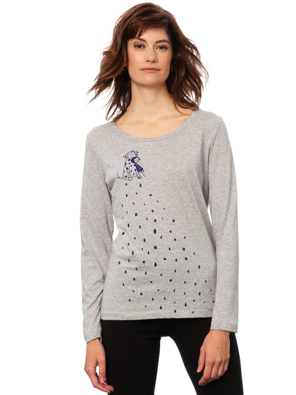 Doglove Longsleeve heather grey
