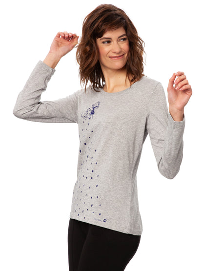 Doglove Longsleeve heather grey