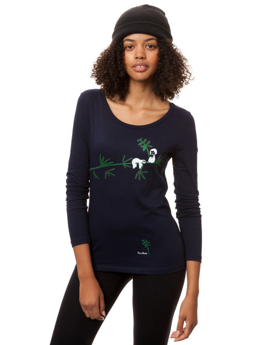 Faultier Longsleeve navy XS