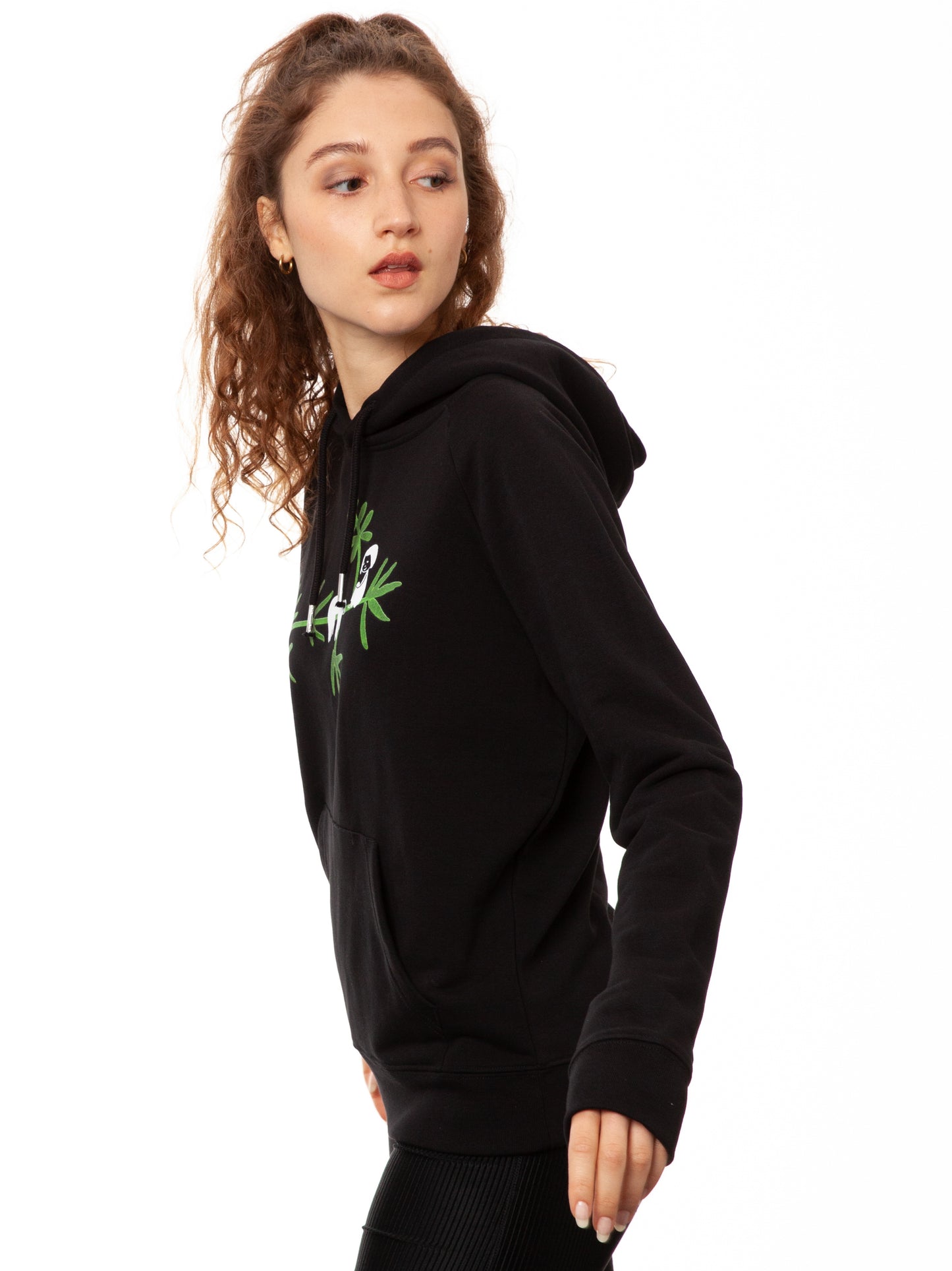 Faultier Hoodie black