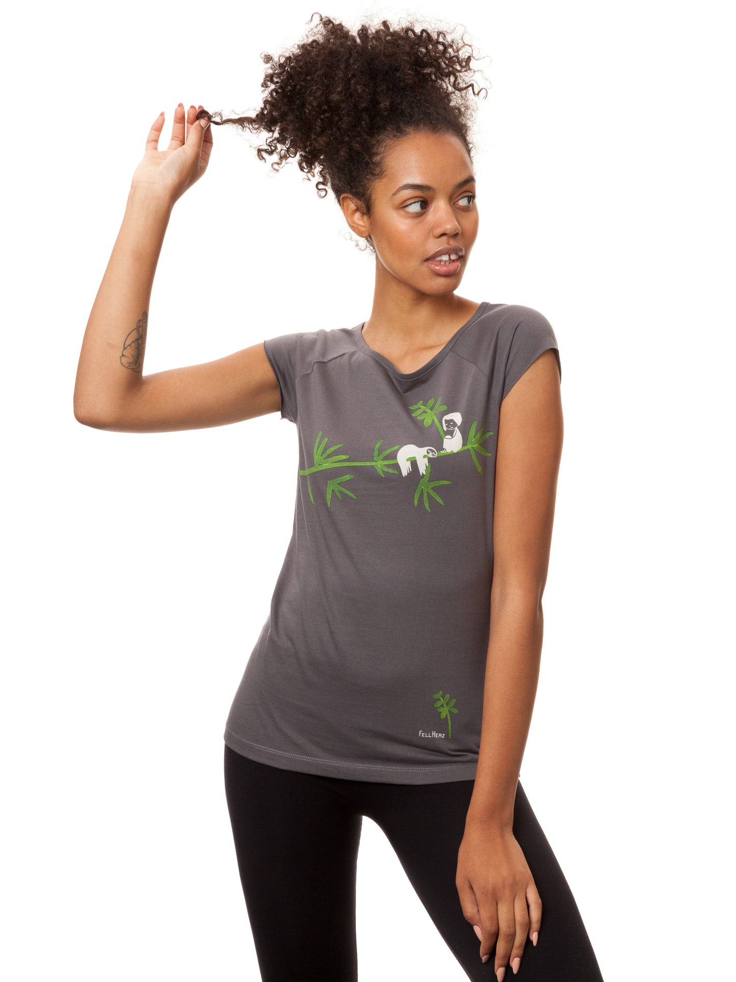 Sloth Cap Sleeve castlerock 