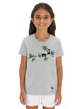 Faultier Kinder T-Shirt grey melange