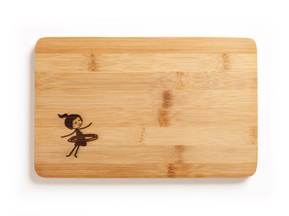 Breakfast Board Sporty Girl Bamboo