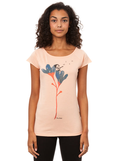 Guitar girl cap sleeve apricot XXL 