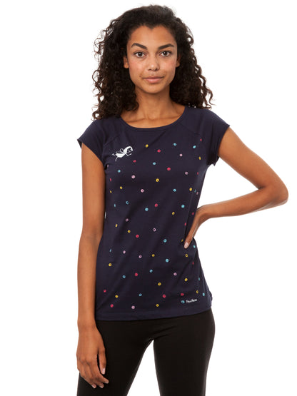 Confetti Girl Cap Sleeve dark navy 