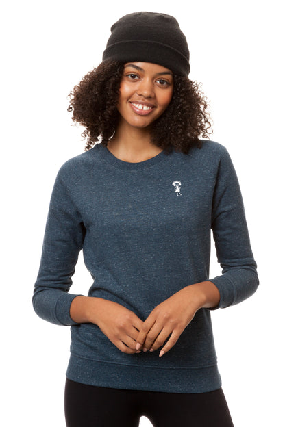 Logo sweater heather denim 