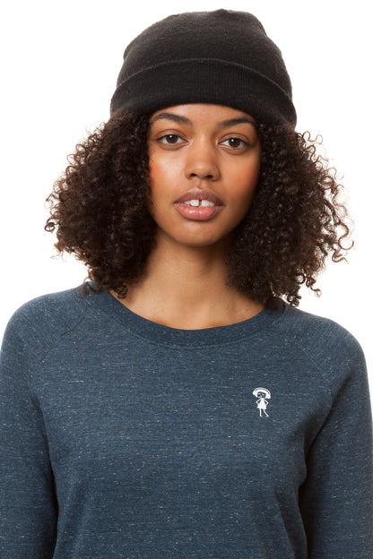 Logo sweater heather denim 