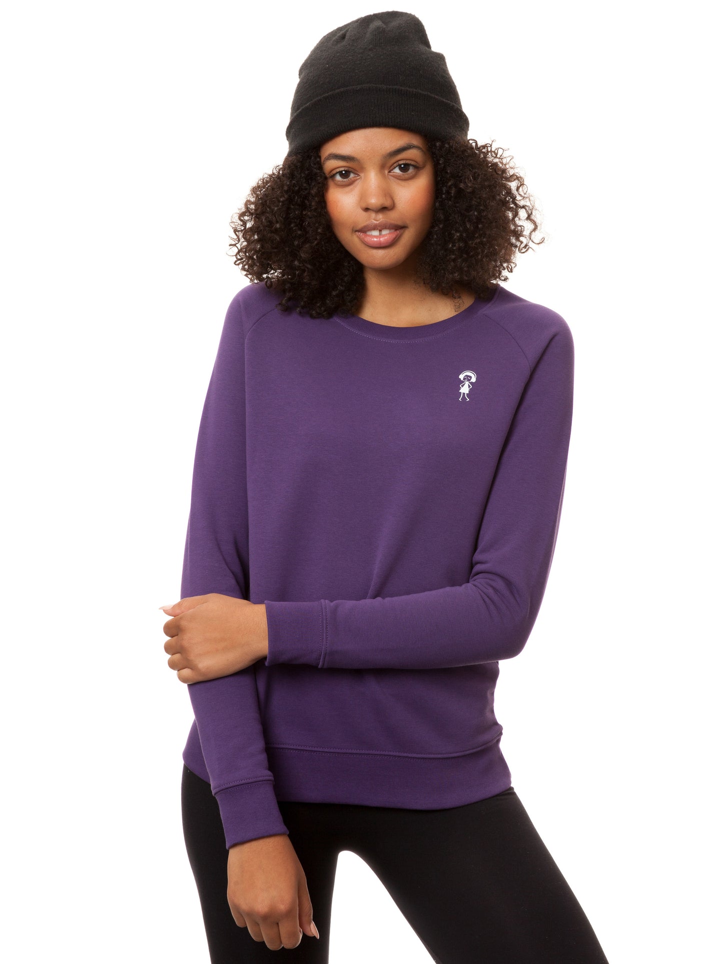 Logo sweater purple XL 