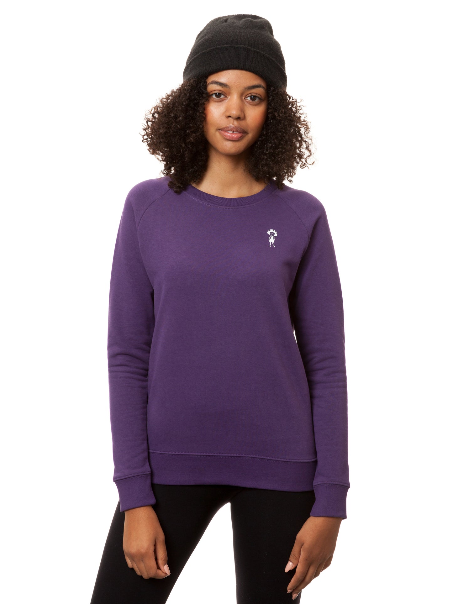 Logo sweater purple XL 