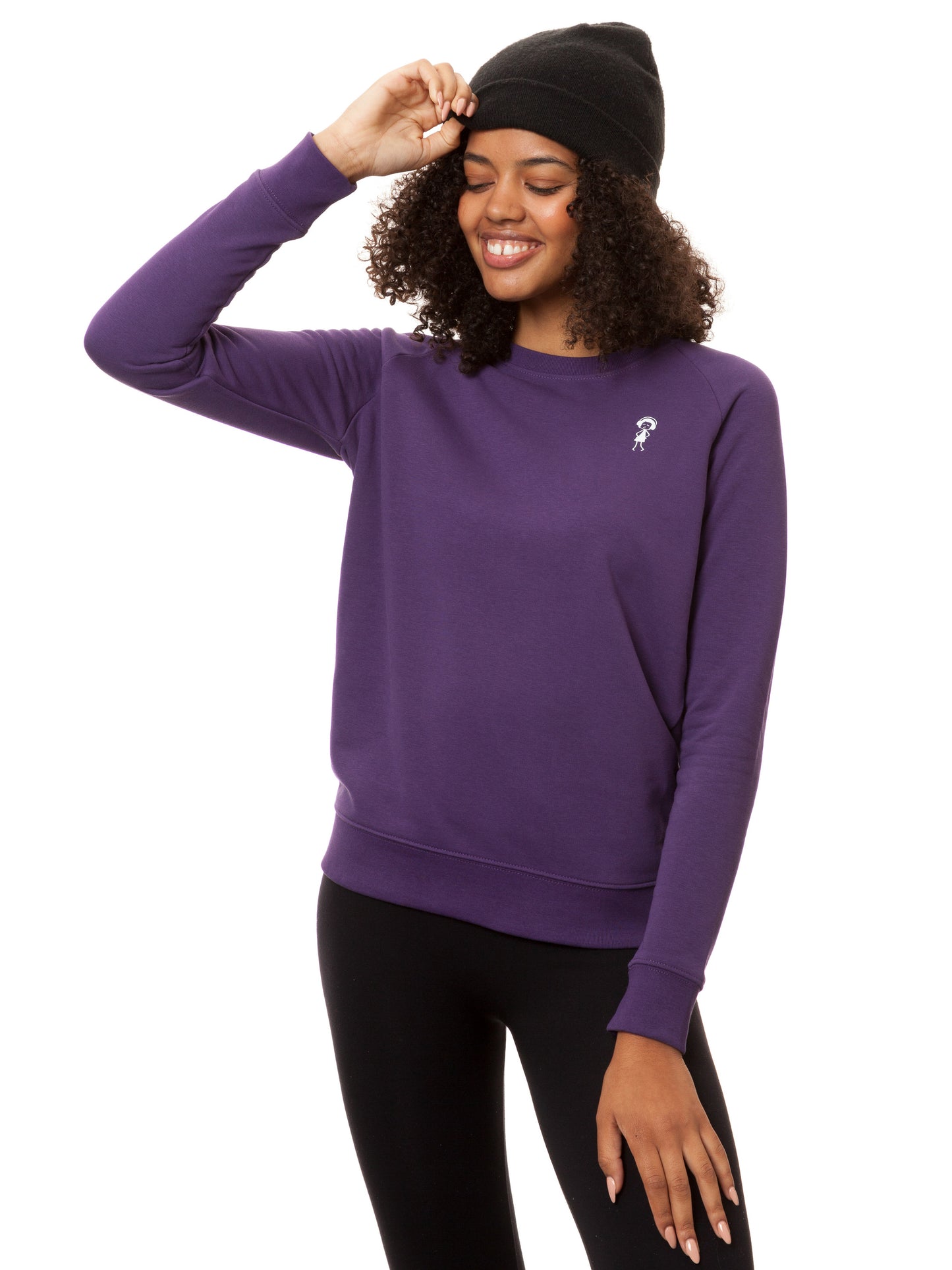 Logo sweater purple XL 