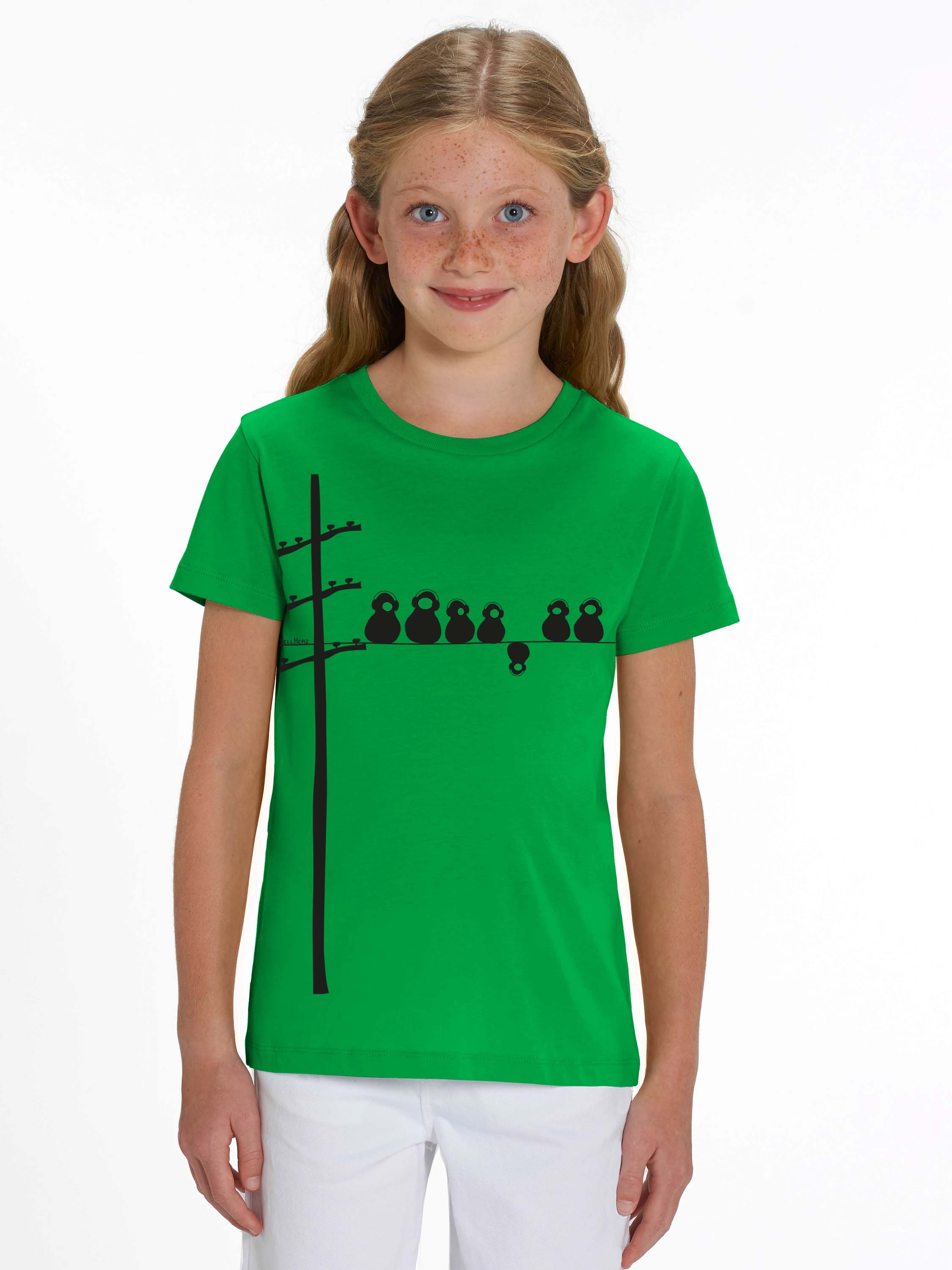 Make some noise Kinder T-Shirt fresh green