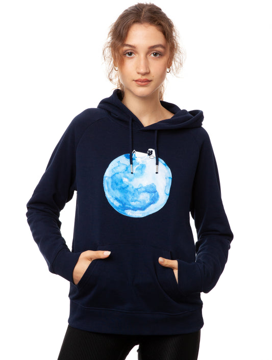 Moon Girl Hoodie navy