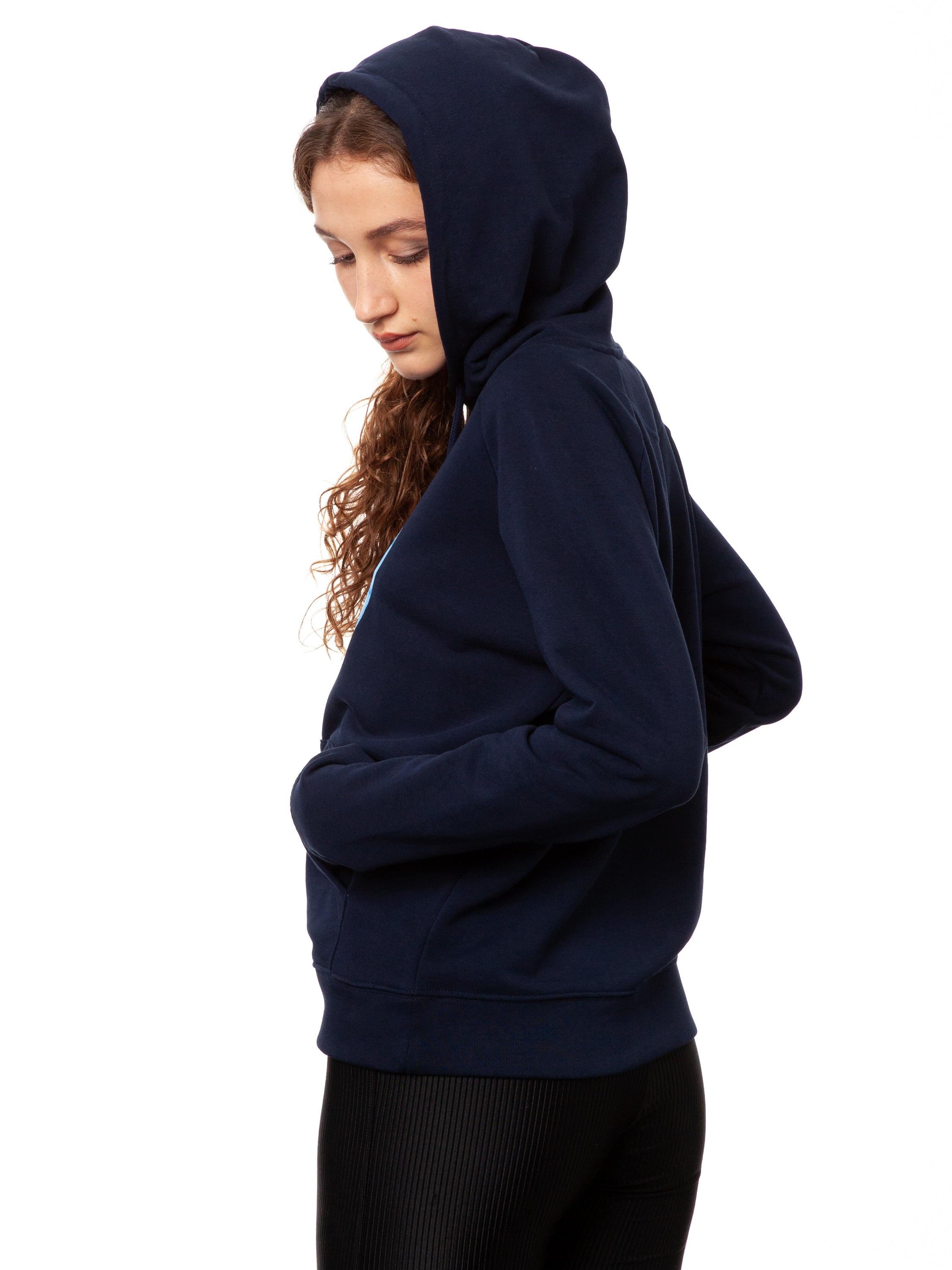 Moon Girl Hoodie navy