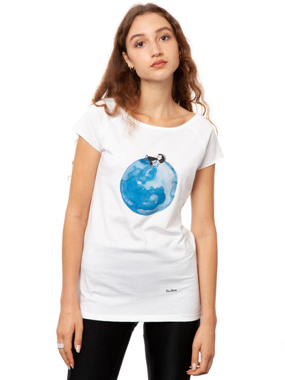 Moon Girl Cap Sleeve white XXL 