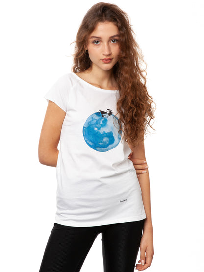 Moon Girl Cap Sleeve white XXL 