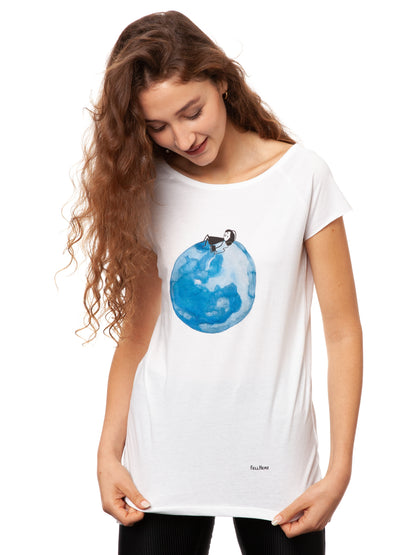 Moon Girl Cap Sleeve white XXL 