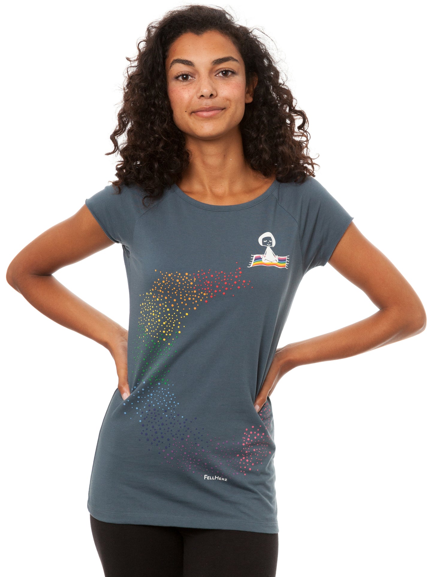 Ommm Cap Sleeve thundercloud size M