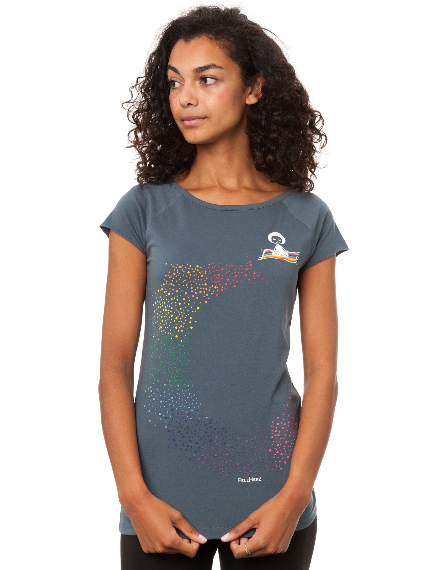 Ommm Cap Sleeve thundercloud size M