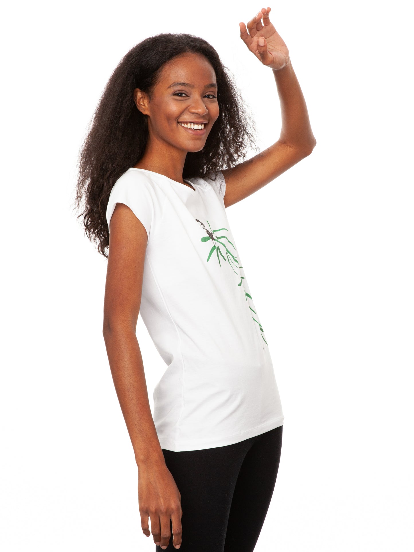 Reading Girl Cap Sleeve white size XL