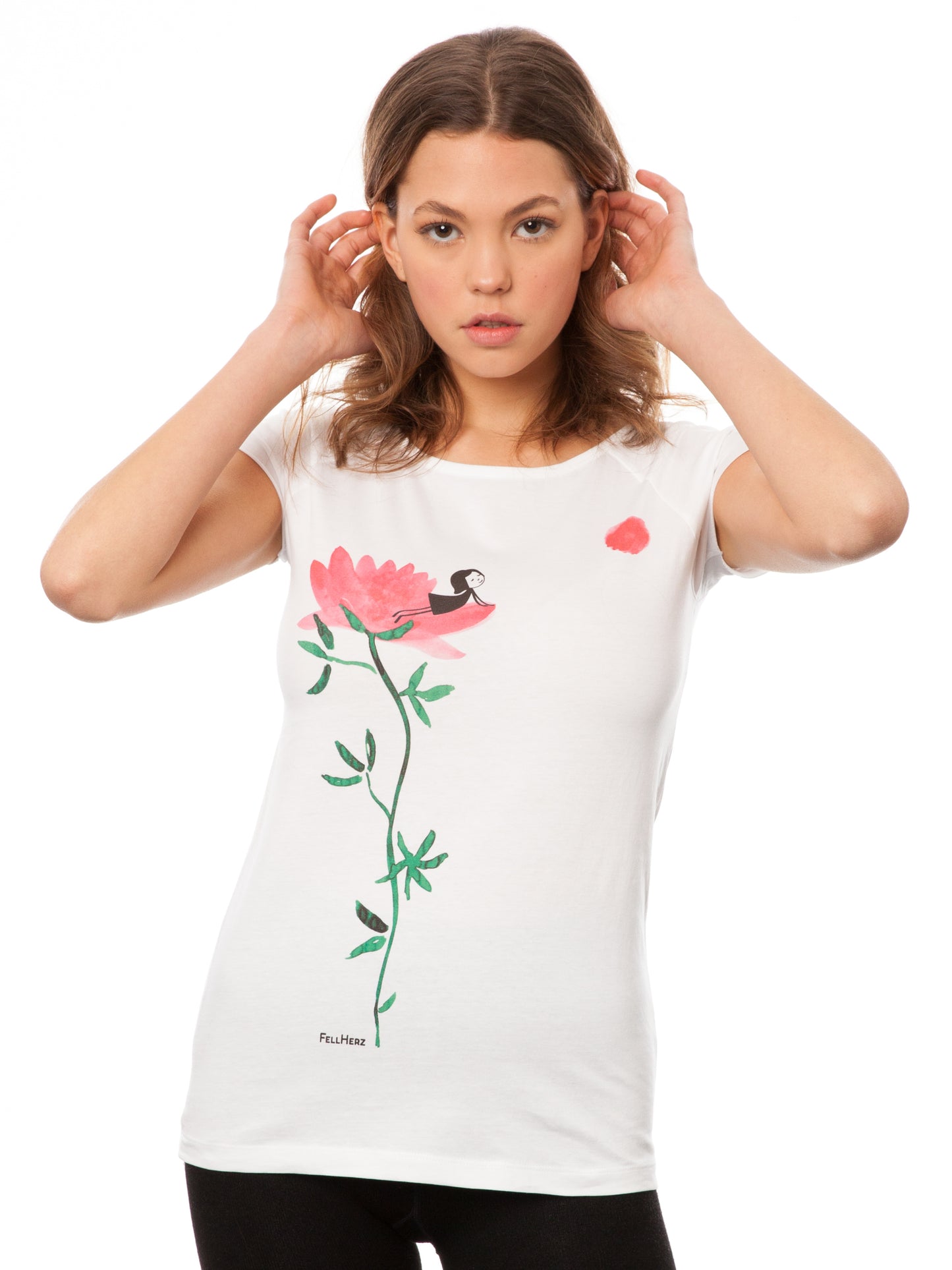 Sun Salutation Girl Cap Sleeve white XL 