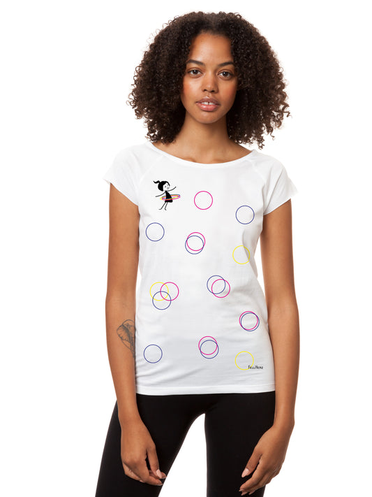 Sporty Girl Cap Sleeve white