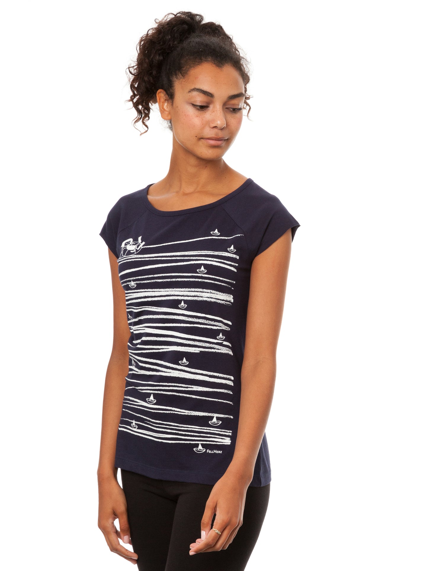 Summertime Cap Sleeve dark navy