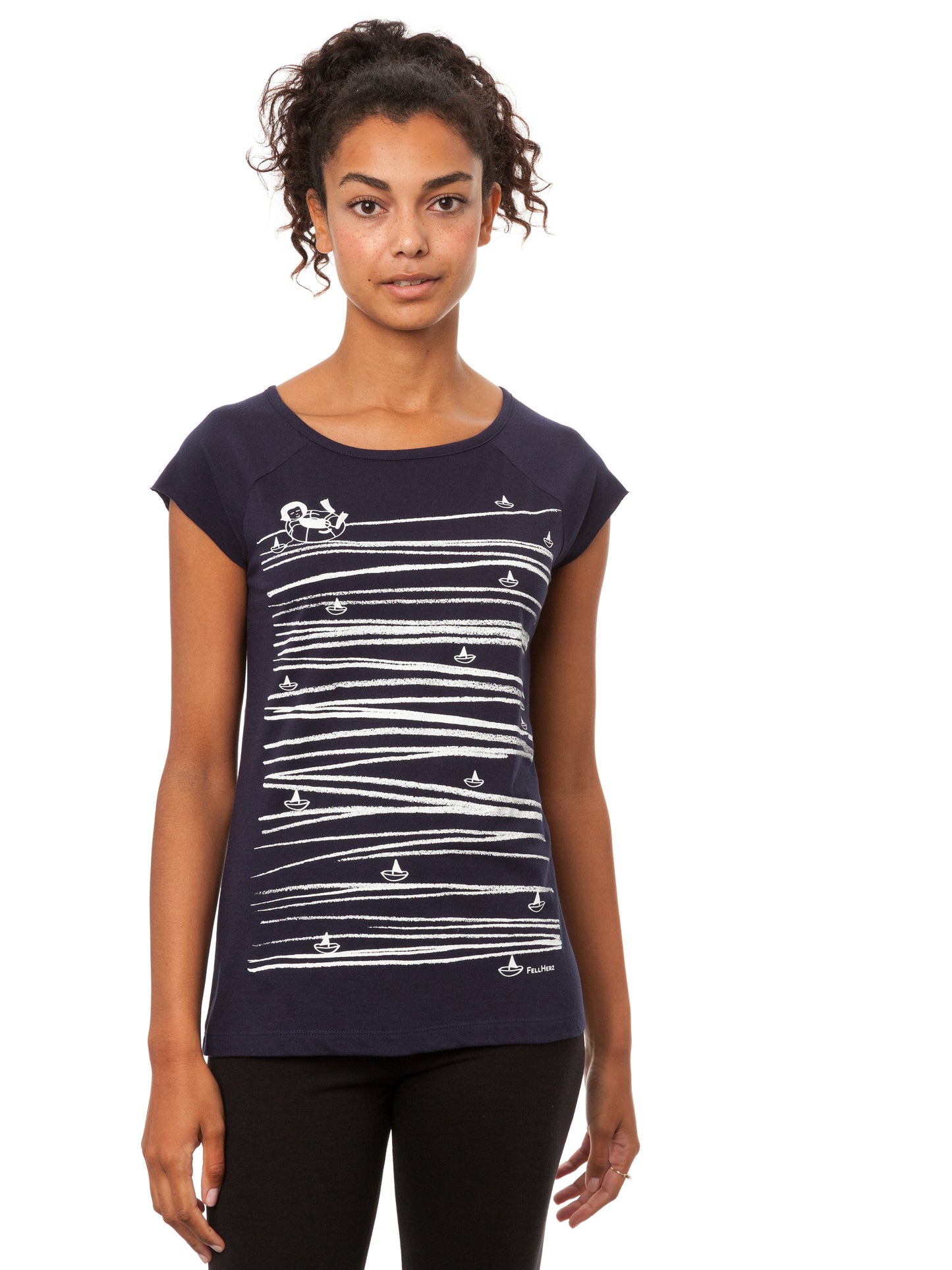 Summertime Cap Sleeve dark navy