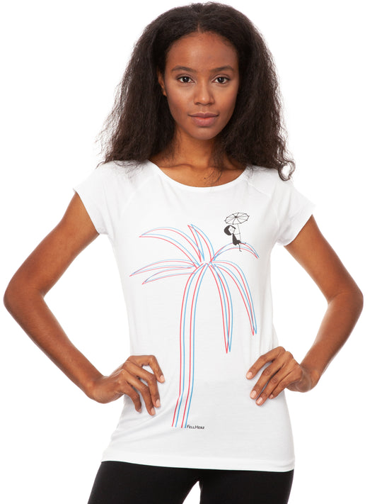 Sunset Cap Sleeve white Größe XS
