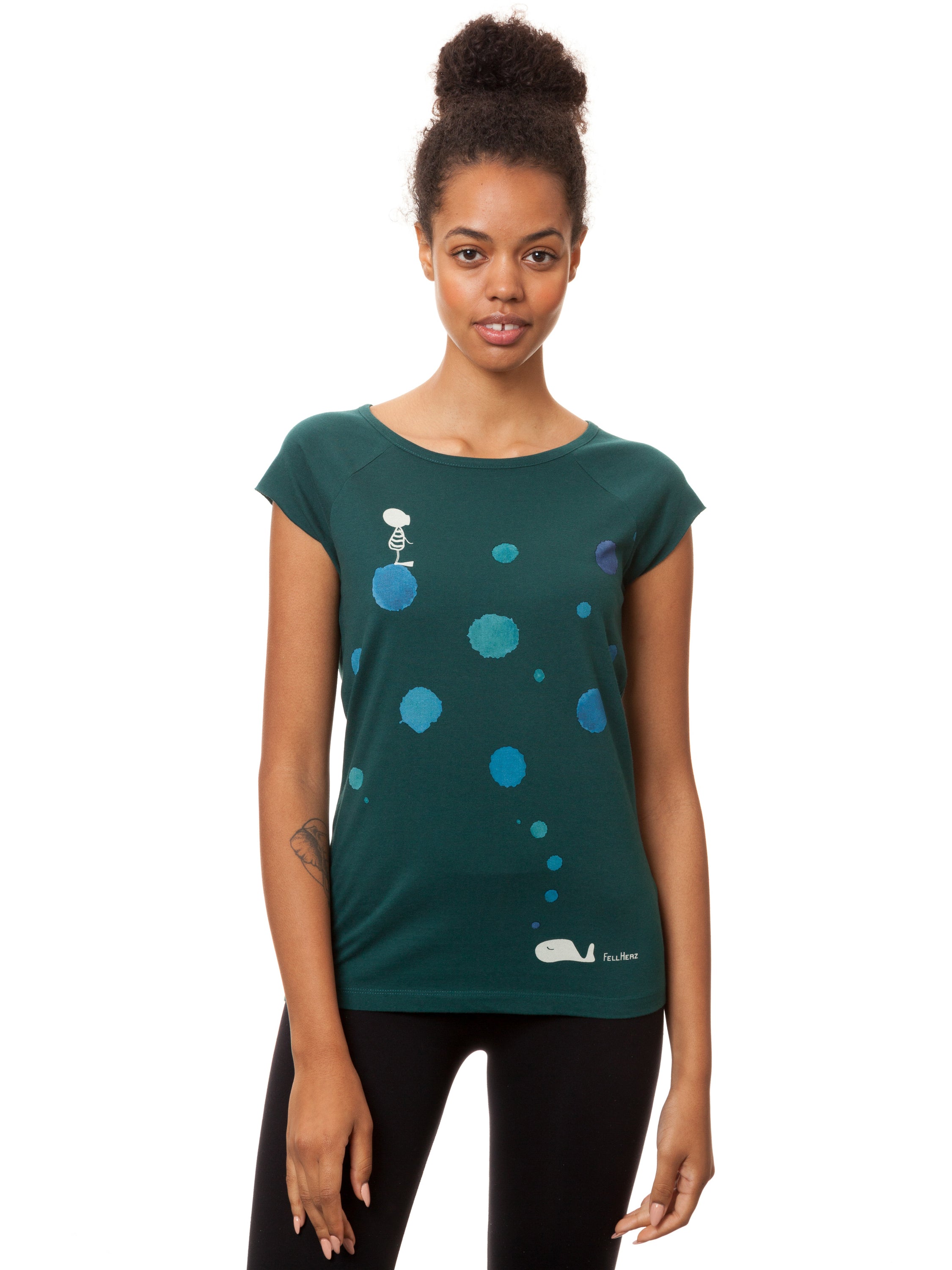 Walgesang Cap Sleeve deep teal